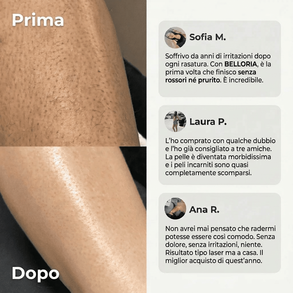 Rasoio 2 in 1 per bikini e corpo Belloria™ - Belloria