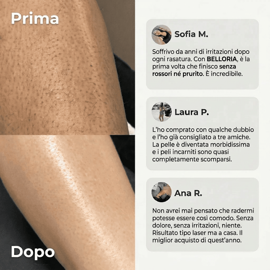 Rasoio 2 in 1 per bikini e corpo Belloria™ - Belloria