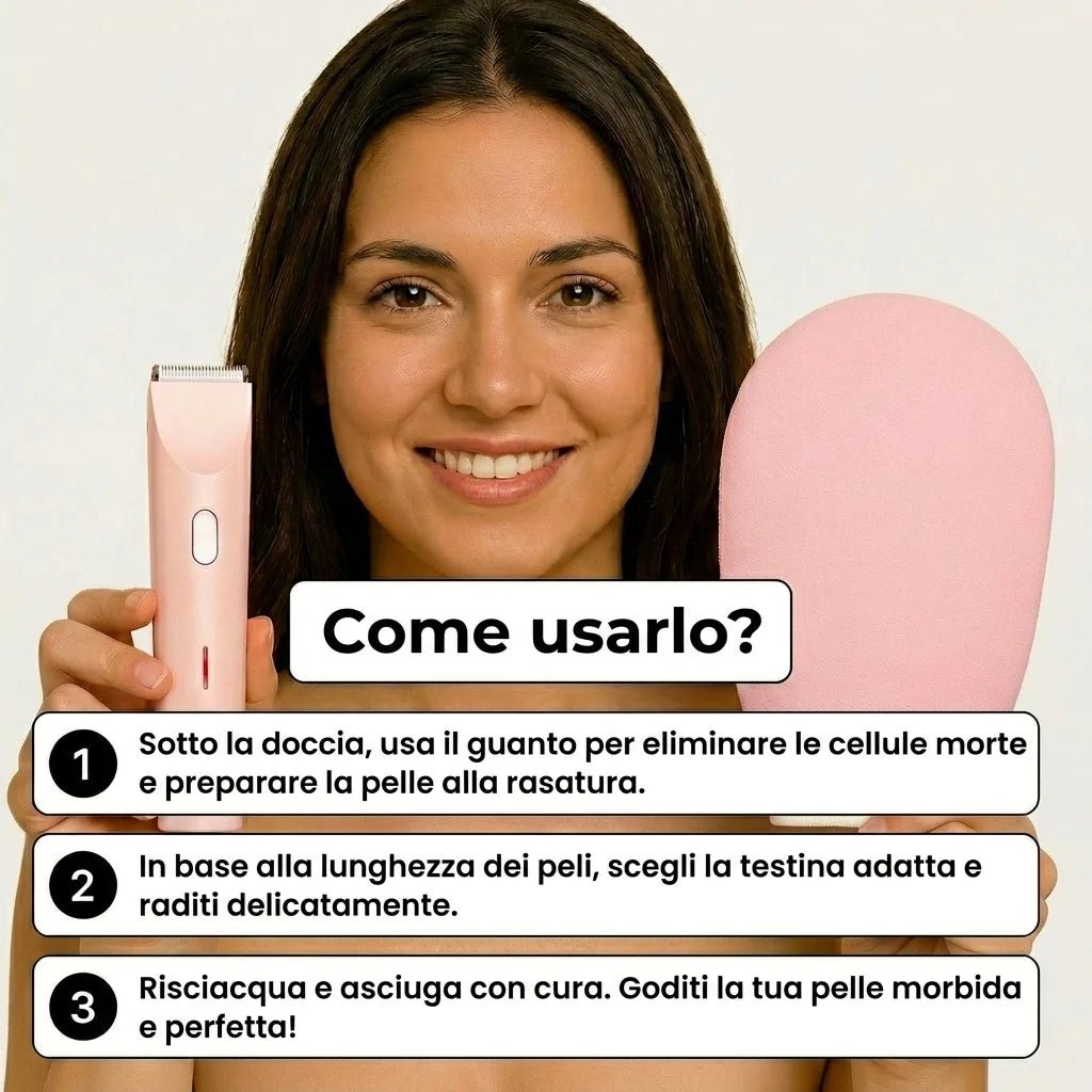Rasoio 2 in 1 per bikini e corpo Belloria™ - Belloria